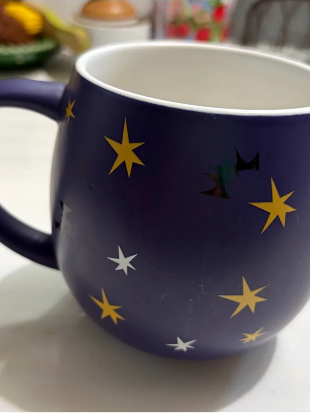 Halloween Black & Purple Ceramic Coffee Mug by